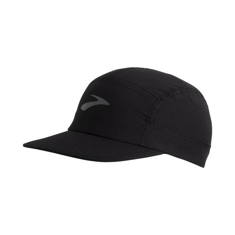 Brooks Propel Running Hat - Men's - Black (56314-PVYJ)